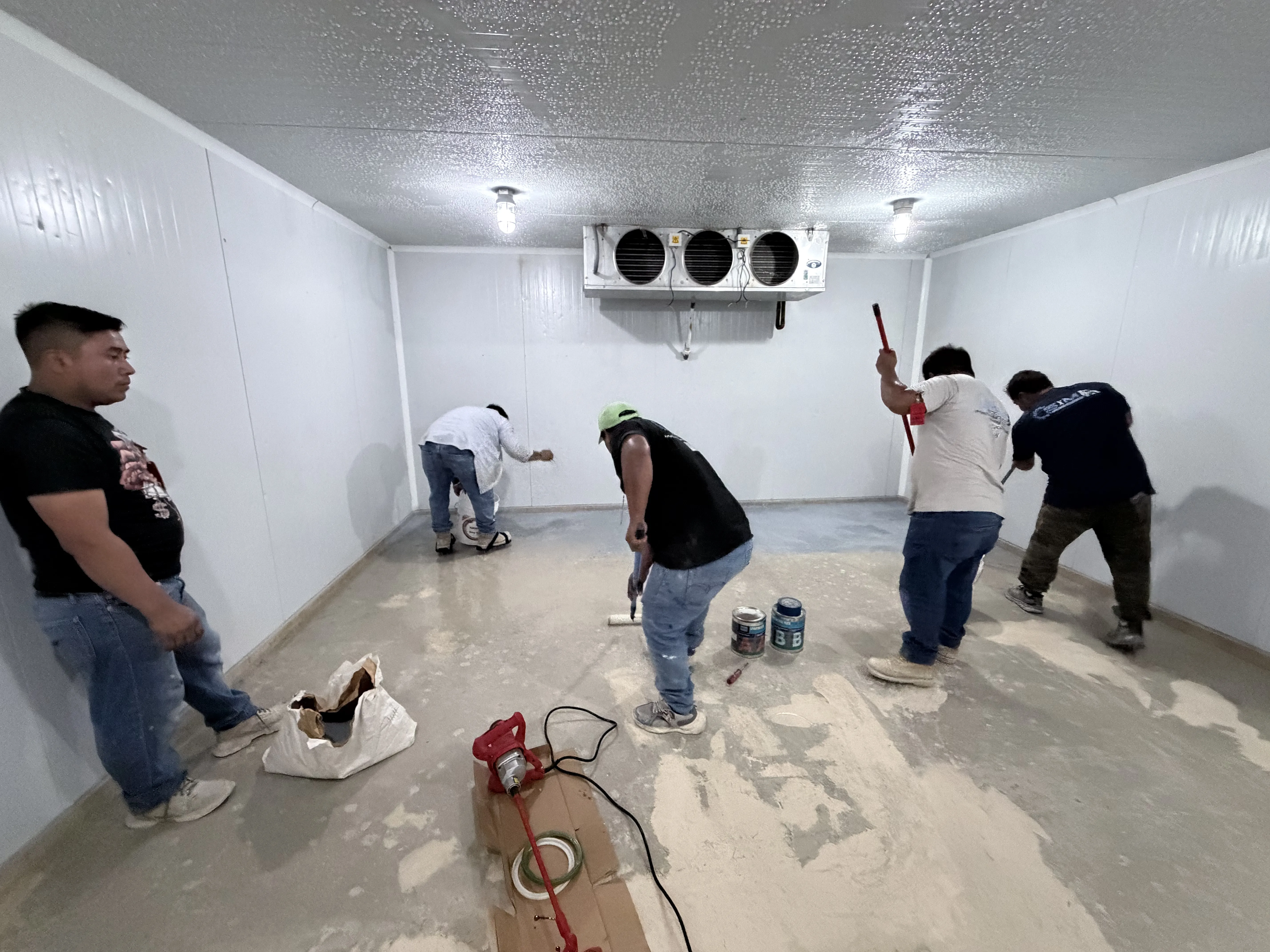 Aplicacion de Resina Poliaspartica