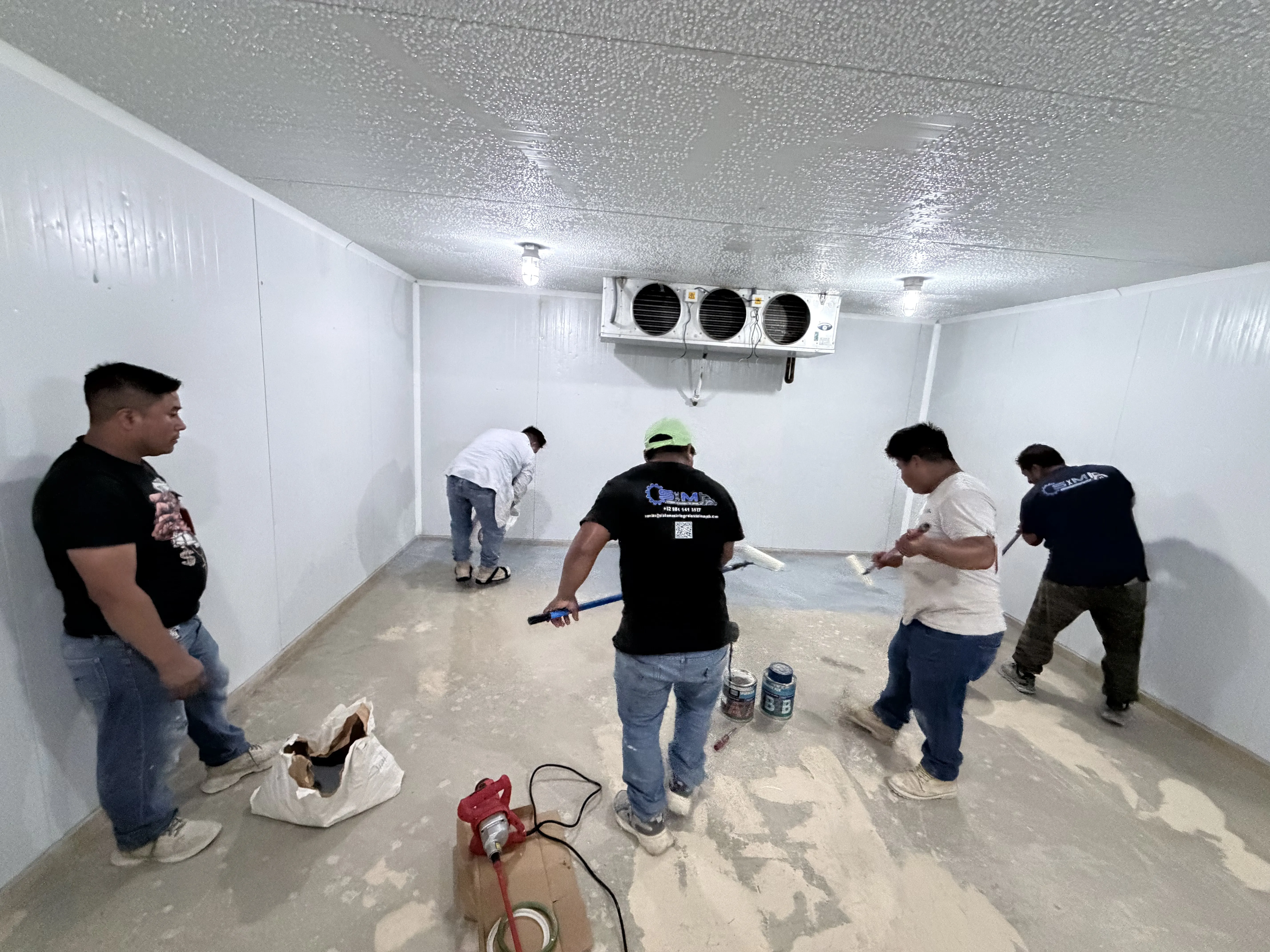 Aplicacion de Resina Poliaspartica